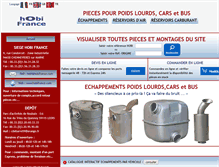 Tablet Screenshot of hobifrance.com